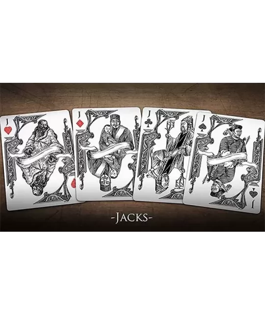 Bicycle Middle Kingdom White – Cărți de joc premium | Emagie.ro