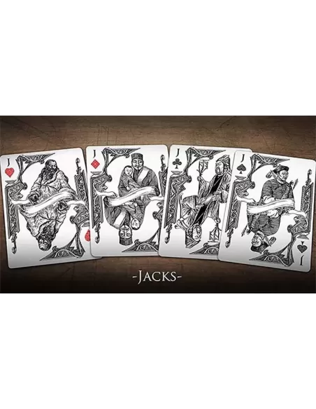 Bicycle Middle Kingdom White – Cărți de joc premium | Emagie.ro