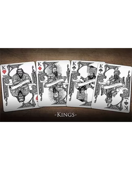 Bicycle Middle Kingdom White – Cărți de joc premium | Emagie.ro