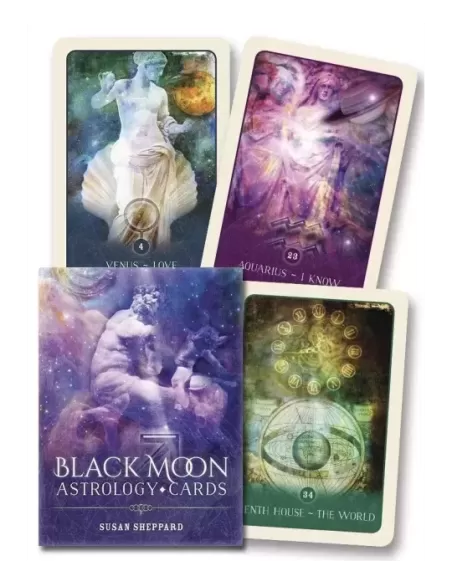 Tarot Black Moon Astrology Cards – Set tarot mistic | Emagie.ro