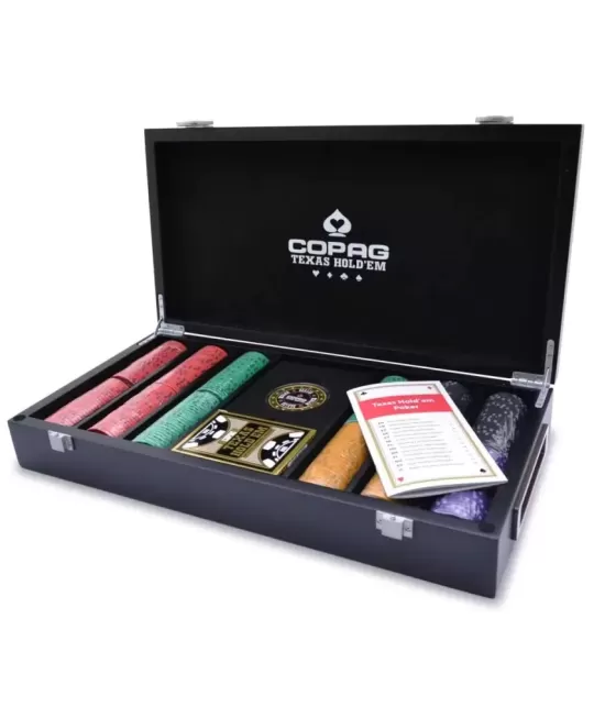Set de Poker de Lux Set COPAG 300 Jetoane – Cărți de joc premium | Emagie.ro