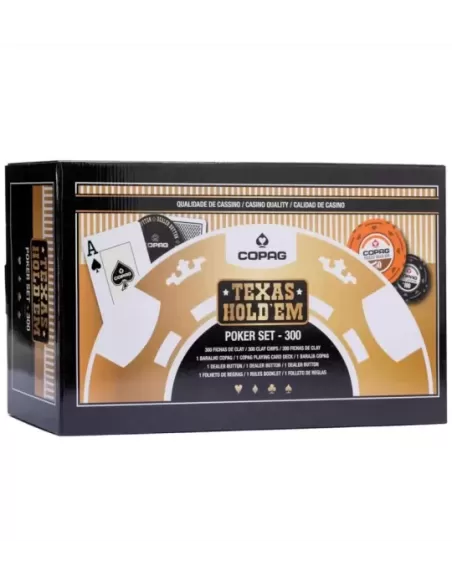 Set de Poker de Lux Set COPAG 300 Jetoane – Cărți de joc premium | Emagie.ro