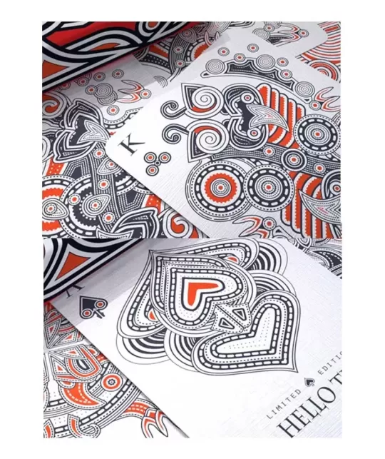Hello Tiki Red – Premium Playing Cards | Emagie.ro