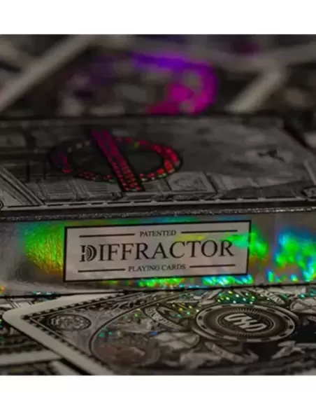 London Diffractor Silver – Cărți de joc premium | Emagie.ro