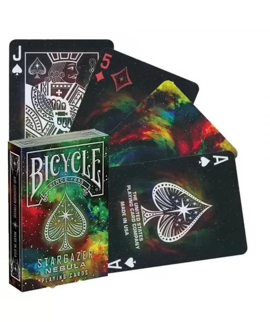 Bicycle Stargazer Nebula – Cărți de joc premium | Emagie.ro