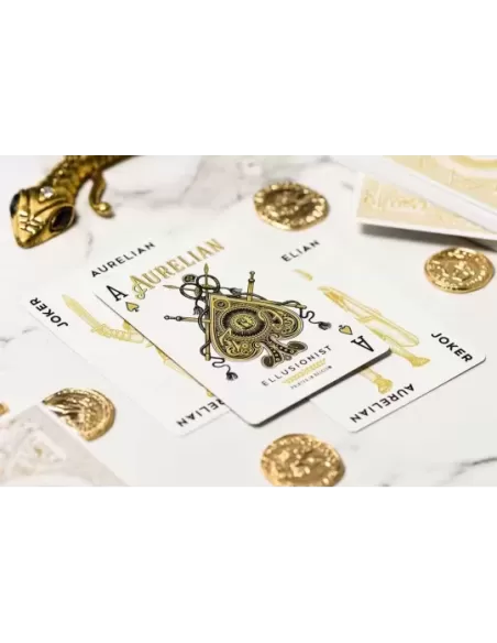 White Aurelians – Cărți de joc premium | Emagie.ro