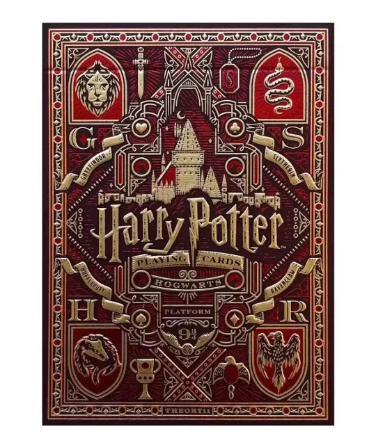 Harry Potter Red Gryffindor Theory 11 – Cărți de joc premium | Emagie.ro