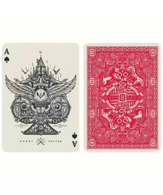 Harry Potter Red Gryffindor Theory 11 – Cărți de joc premium | Emagie.ro