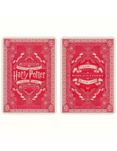 Harry Potter Red Gryffindor Theory 11 – Cărți de joc premium | Emagie.ro