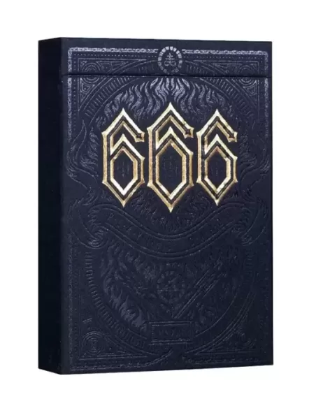 666 Gold Foil by Riffle Shuffle – Cărți de joc premium | Emagie.ro