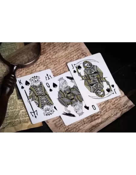 666 Gold Foil by Riffle Shuffle – Cărți de joc premium | Emagie.ro