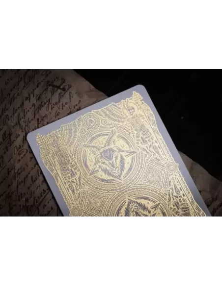 666 Gold Foil by Riffle Shuffle – Cărți de joc premium | Emagie.ro
