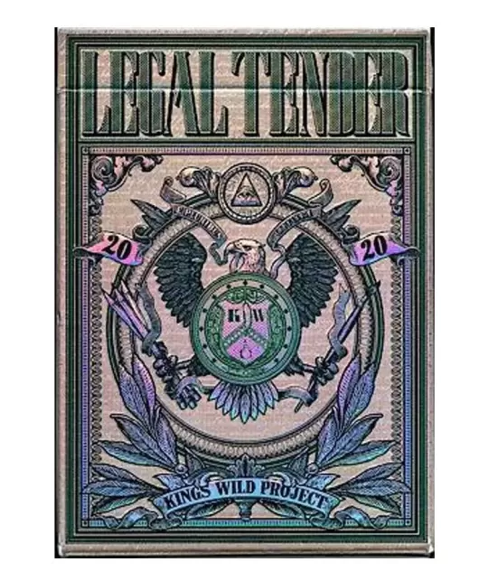 Holographic Legal Tender by Kings Wild – Cărți de joc premium | Emagie.ro