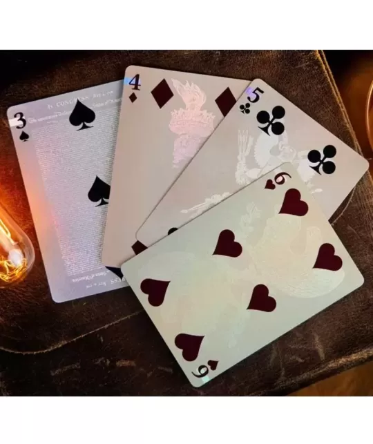 Holographic Legal Tender by Kings Wild – Cărți de joc premium | Emagie.ro