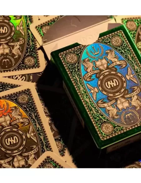 London Diffractor Emerald – Cărți de joc premium | Emagie.ro