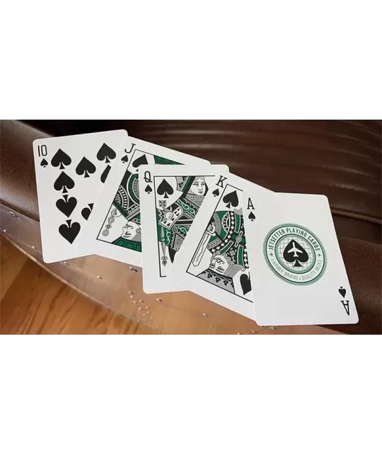 Premier Edition in Jetsetter Green – Cărți de joc premium | Emagie.ro