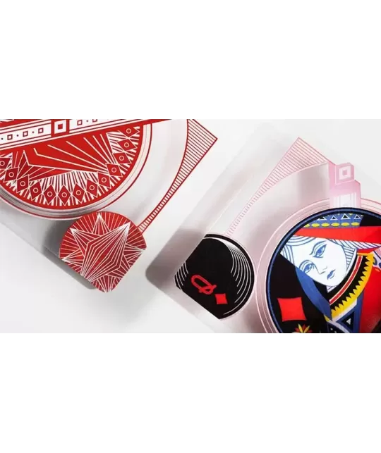 Red Transparent by MPC – Cărți de joc premium | Emagie.ro