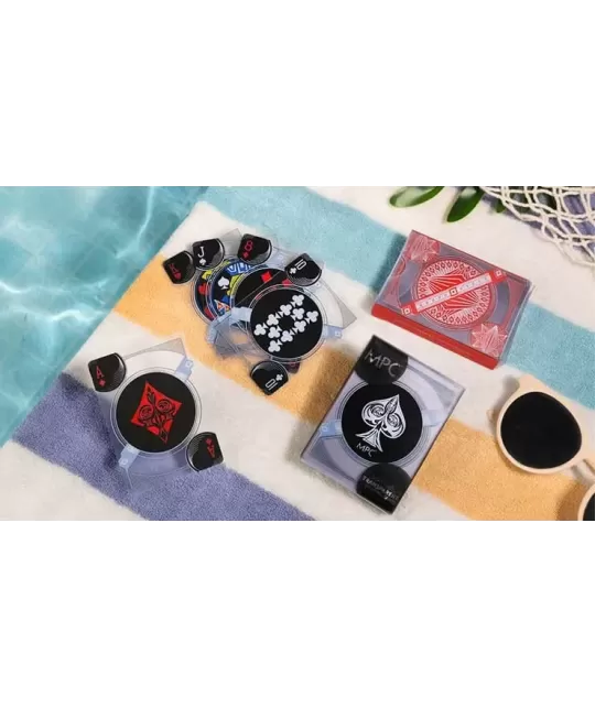 Red Transparent by MPC – Cărți de joc premium | Emagie.ro