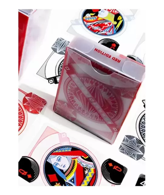 Red Transparent by MPC – Cărți de joc premium | Emagie.ro