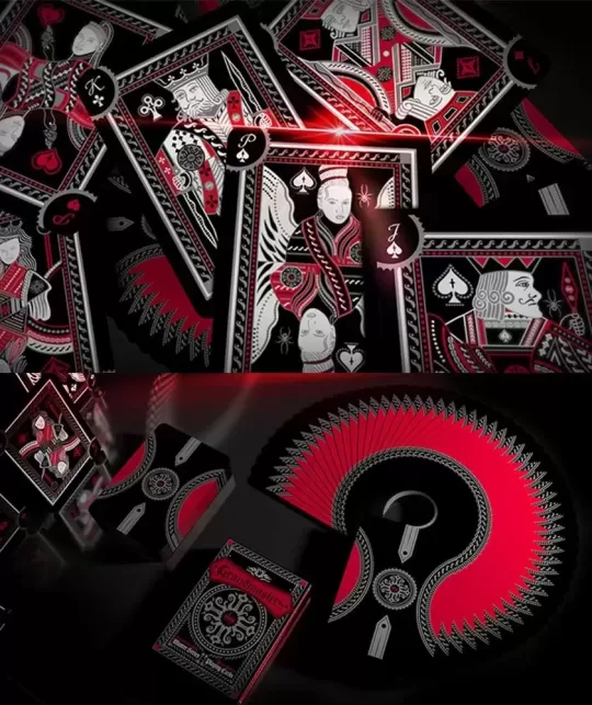 Grandmasters Black Widow Spider Ed – Premium Playing Cards | Emagie.ro