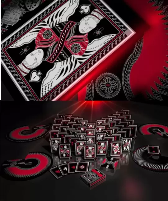 Grandmasters Black Widow Spider Ed – Premium Playing Cards | Emagie.ro
