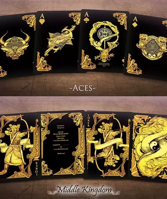 Middle Kingdom Gold – Cărți de joc premium | Emagie.ro