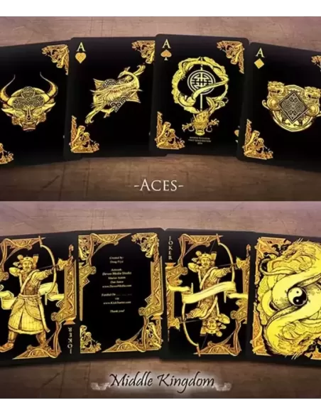 Middle Kingdom Gold – Cărți de joc premium | Emagie.ro