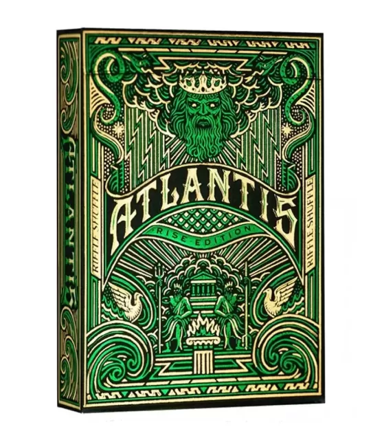 Atlantis Rise by Riffle Shuffle – Cărți de joc premium | Emagie.ro