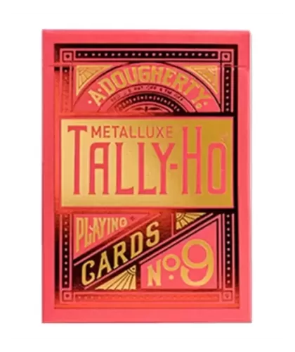 Tally-Ho Red Circle MetalLuxe – Premium Playing Cards | Emagie.ro