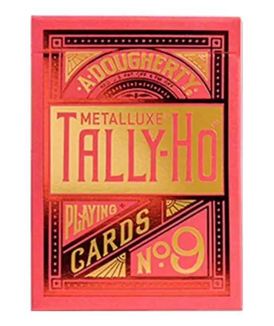Tally-Ho Red Circle MetalLuxe – Cărți de joc premium | Emagie.ro