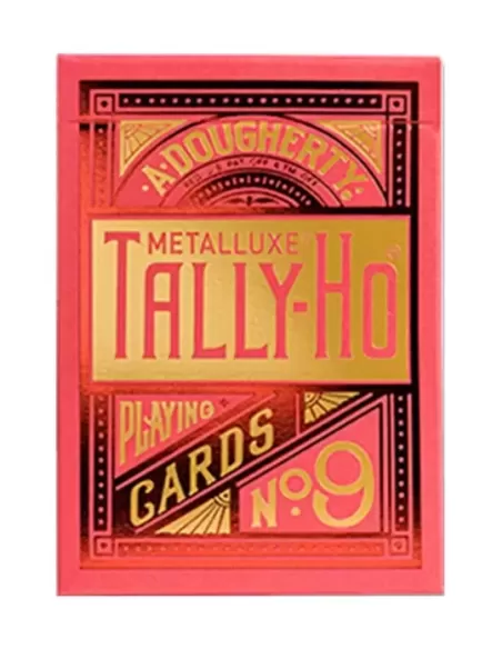Tally-Ho Red Circle MetalLuxe – Cărți de joc premium | Emagie.ro