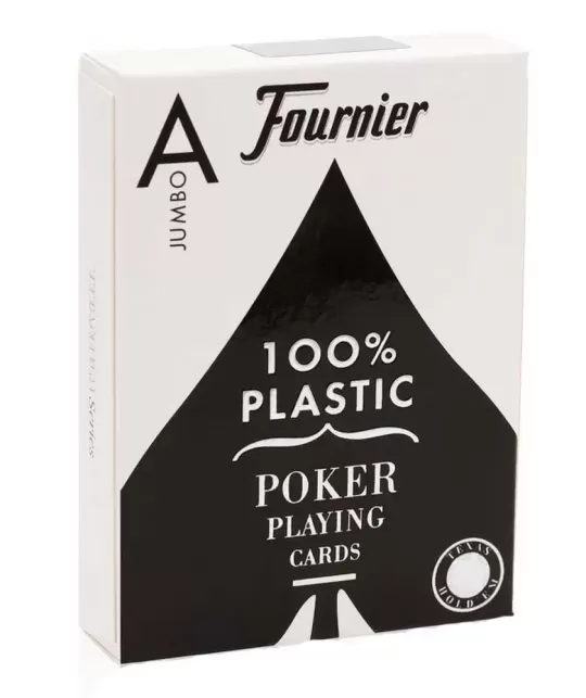 Fournier 2800 100% Plastic de Poker – Cărți de joc durabile | Emagie.ro