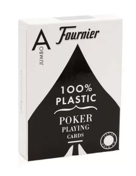 Fournier 2800 100% Plastic de Poker – Cărți de joc durabile | Emagie.ro