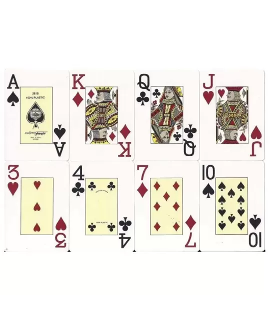 Fournier 2800 100% Plastic de Poker – Cărți de joc durabile | Emagie.ro