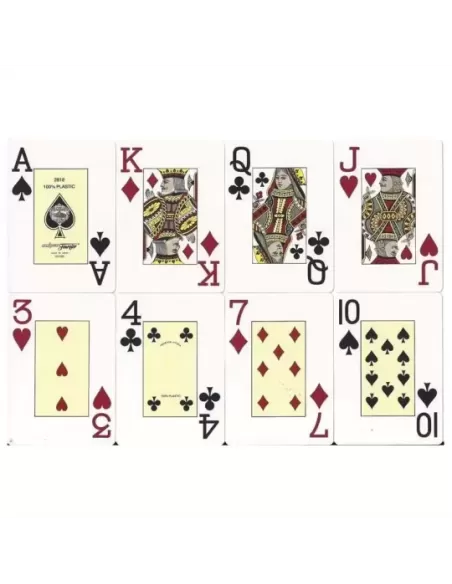 Fournier 2800 100% Plastic de Poker – Cărți de joc durabile | Emagie.ro