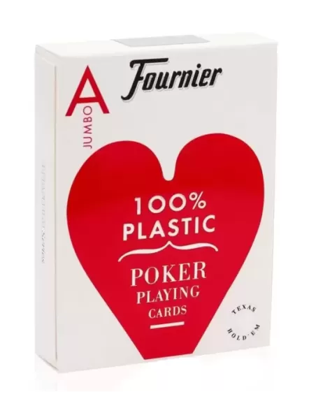 Fournier 2800 100% Plastic de Poker – Cărți de joc durabile | Emagie.ro