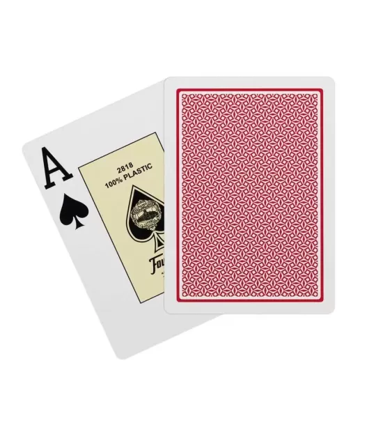 Fournier 2800 100% Plastic de Poker – Cărți de joc durabile | Emagie.ro