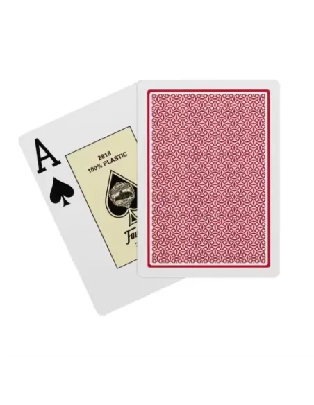 Fournier 2800 100% Plastic de Poker – Cărți de joc durabile | Emagie.ro