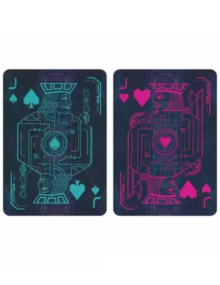 Bicycle Cyberpunk Cyber City – Cărți de joc premium | Emagie.ro