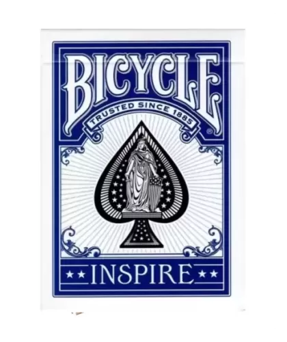 Bicycle Inspire Blue – Premium Playing Cards | Emagie.ro