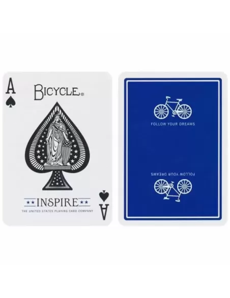 Bicycle Inspire Albastru – Cărți de joc premium | Emagie.ro