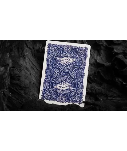 Deal with the Devil Cobalt Blue UV – Cărți de joc premium | Emagie.ro