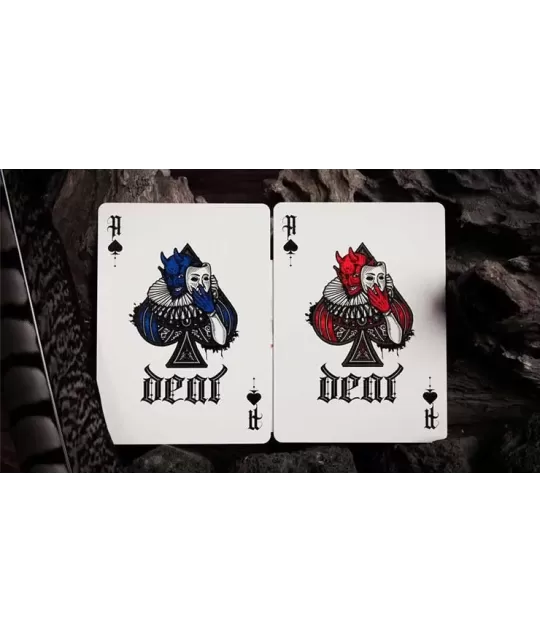 Deal with the Devil Cobalt Blue UV – Cărți de joc premium | Emagie.ro