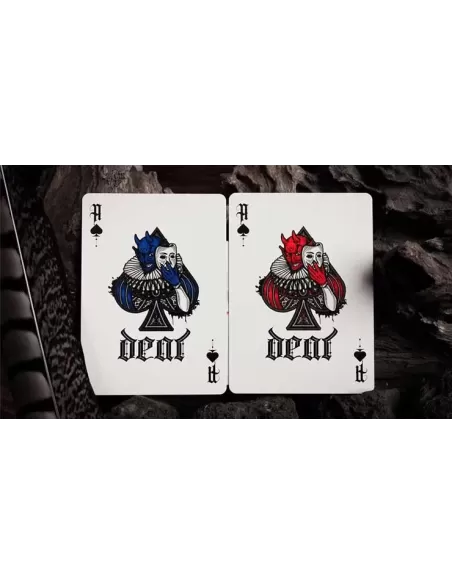 Deal with the Devil Cobalt Blue UV – Cărți de joc premium | Emagie.ro