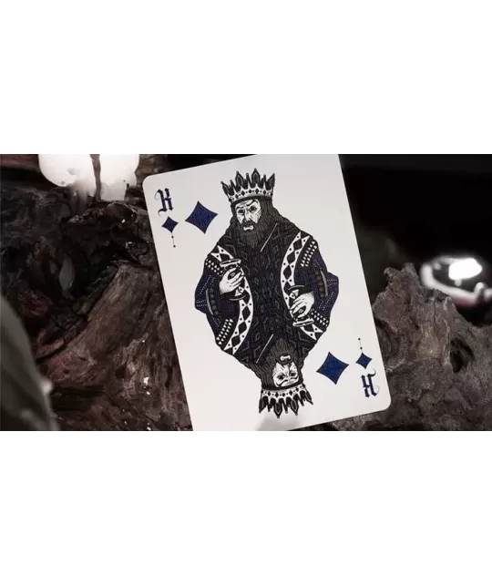 Deal with the Devil Cobalt Blue UV – Cărți de joc premium | Emagie.ro