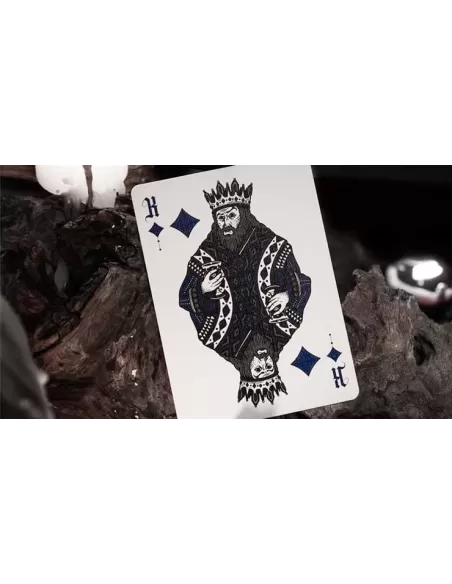 Deal with the Devil Cobalt Blue UV – Cărți de joc premium | Emagie.ro