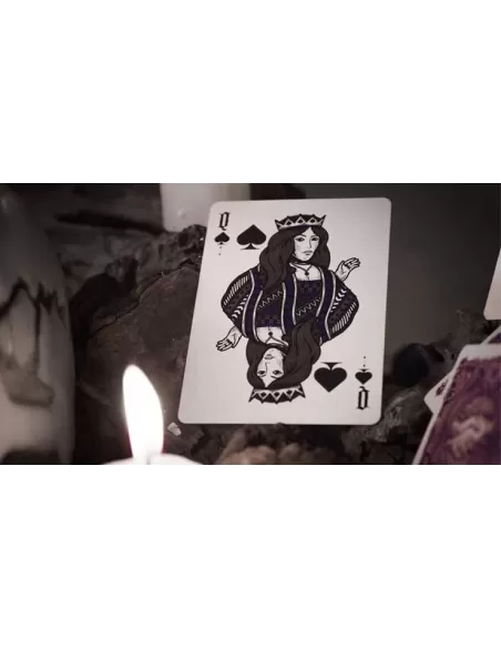 Deal with the Devil Cobalt Blue UV – Cărți de joc premium | Emagie.ro