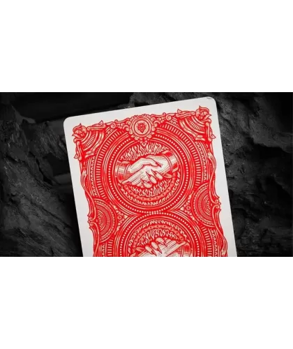 Deal with the Devil Scarlet Red UV – Cărți de joc premium | Emagie.ro 2