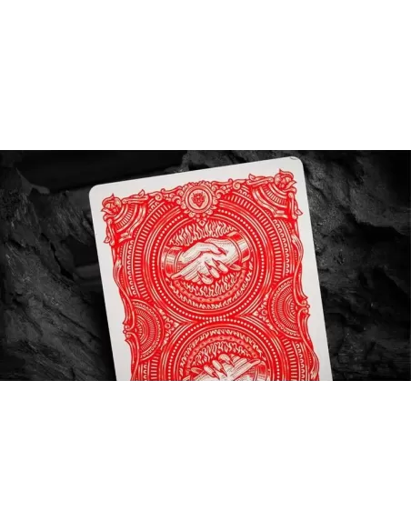 Deal with the Devil Scarlet Red UV – Cărți de joc premium | Emagie.ro