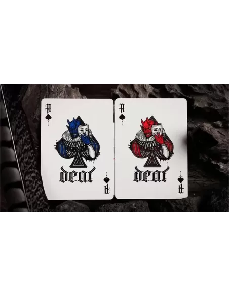 Deal with the Devil Scarlet Red UV – Cărți de joc premium | Emagie.ro